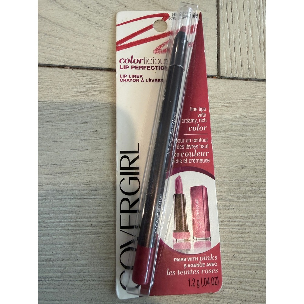 CoverGirl Colorlicious Lip Perfection Lip Liner 230 Radiant Pink 1.2g‎ New NIP